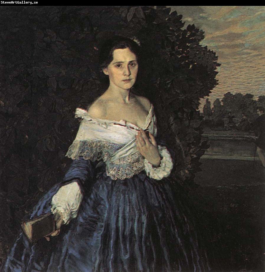 Konstantin Somov Lady in Blue